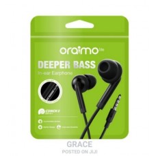 Oraimo OEP-E11/ 320S Deeper Bass Earphone With Mic(Black/White)