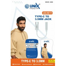 Unix UX-HC11 Type-c To 3.5MM Jack