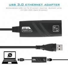 USB 3.0 to Ethernet RJ45 Gigabit 10/100/1000 Mbps Ethernet Adapter Lan Adapter  (1000 Mbps)