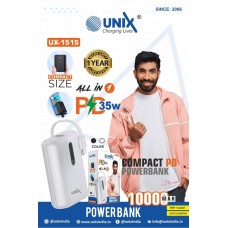 UNIX Ux -1515 10000mAh Compact Size PowerBank