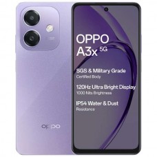 OPPOA3x 5G (4GB RAM+128GB Storage)FRESH Not Activated Smartphone (Starry Purple)