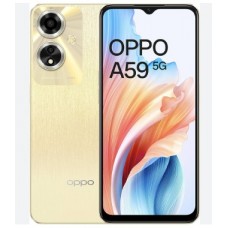 OPPOA59 5G(4GB RAM+128GB Storage)FRESH Not Activated Smartphone (Silk Gold)