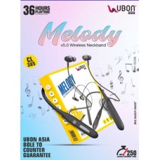 Ubon CL-385 Melody V5.0 Wireless Neckband(36 Hrs Playtime)
