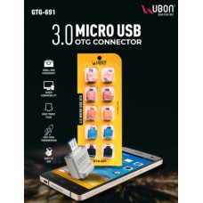 UBON OTG-691 3.0 Micro Usb OTG Connector(Pack of 10)