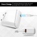 Portronics Adapter40C 18W QC Charge TypeC White 
