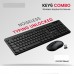 Portronics Key 6 Combo Multimedia keyboard & Mouse Black 