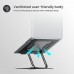 Portronics My Buddy K9 Laptop Stand Black