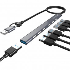 Portronics Mport7 Type C & USB 3.0 HUB 