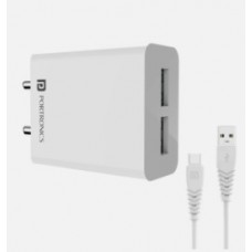 Portronics Adapter20B TypeC 20W With PD Charger 