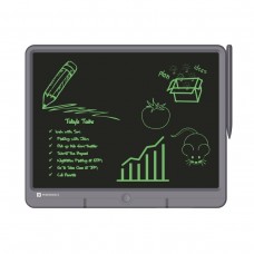 Portronics Ruffpad 15M Re-Writable LCD Screen 38.1cm (15-inch) Writing Pad(BLACK)