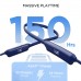 boAt Rockerz Trinity BT Wireless Neckband(150 hours Playback)(Just Blue)