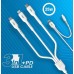 OUD OD DC2 United 3in 1 Usb Cable (25w)