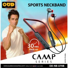 OUD OD NB U70B Camp Series Wireless Neckband(30Hrs Backup)