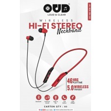 OUD OD NB93B/N7 Hifi Stereo 5.0 Wireless Neckband(46Hrs Playtime)