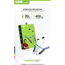 OUD Dhoom Wireless Neckband(30Hrs Playtime)