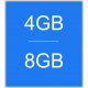 4GB to 8GB