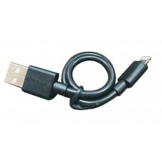 Portronics Konnect Core Mini 25CM 2.4Amp 8Pin USB Cable(Black)
