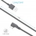 Portronics KonnectL 3Amp 1.2Mtr TypeC Charge And Sync Cable(Black)