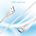 Portronics KonnectA 1Mtr TypeC Cable With PVC Heads(White)
