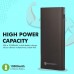 Portronics PowerM10K 10000mAh Metal Housing PowerBank with Dual Input(Black)