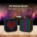 Portronics Pixel with 32LED Display Animations 8W Bluetooth Speaker(Black)