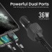 Portronics CarPower 6 Car Charger (PD+QC)(Dock Only)