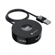 Portronics Mport4B Multiport USB Hub with 4 USB Port(Black)