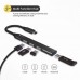 Portronics MPORT31C 4-in-1 USB Hub (Type C to 4 USB-A Ports)(Grey)