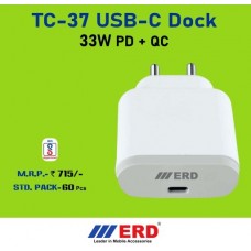 ERD TC-37 USB-C Super Fast Charger 33W PD+Qc