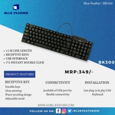 Blue Feather BK300 1.5Mtr Wired Keyboard 