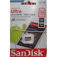 Sandisk-32GB 120MB/s Class10 MicroSDHC-Card UHS-1 Card