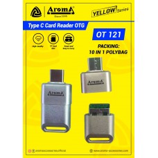 Aroma OT121  TypeC Card Reader OTG (Pack of 10)