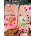 Fancy Floral OG Imported Pink Glass Case