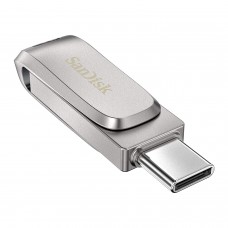 SanDisk 128GB SDDDC4 Ultra Dual Drive Luxe USB 3.1 Type-C Metal Pendrive 