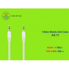ERD AX-11/AX-85 (1Mtr) Mobile AUX Cable