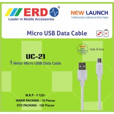 ERD UC-252/UC-50 (1m) V8/Micro 3A USB Data Cable
