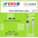 ERD UC-252/UC-50 (1m) V8/Micro 3A USB Data Cable