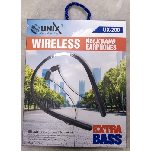 unix wireless neckband earphones