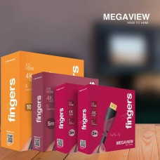 FINGERS Megaview 2M HDMI-to-HDMI Cable(Ethernet, 4K HDR)