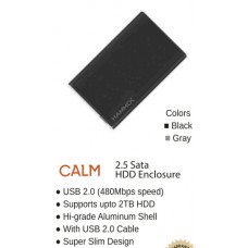 Hammok CALM 2.5 Sata HDD Enclosure 3.0-Plastic(Black)