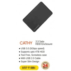 Hammok CATHY 2.5 Sata HDD Enclosure 3.0-Plastic