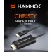 Hammok CHRISTY USB-C TO HDMI 4K 1.8 M CABLE 