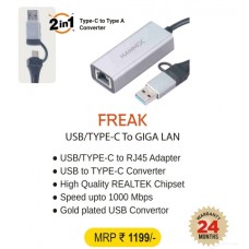 Hammok FREAK USB/Type-C GIGABIT Lan 3.0 (10/100/100mbps)