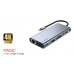 Hammok MAGIC Type-C 11 in1 Converter (HDMI/VGA/LAN/TF/SD/USB3.0*3/SPOUND/PD)