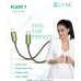 Lyne Flexy7 22W 1Mtr TypeC To Iphone Cable