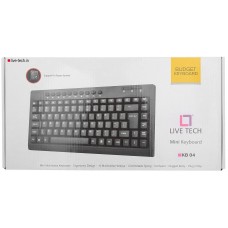 LiveTech KB04 Mini Multimedia USB Wired Slim Keyboard - BUDGET