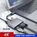 LiveTech Link 4in1 USB TypeC to HDMI Port VGA Port USB Adapter