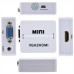 Maxicom mini VGA to HDMI Converter-1080P for pc,Laptop,TV,etc
