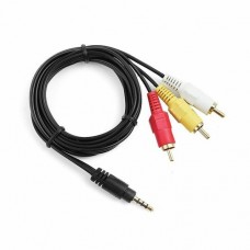 MAXICOM M-118 (1.5Mtr) Stereo 3RCA Stereo Cable