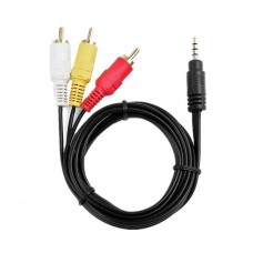 Imported Sterio 3.5mm 3rca to audio AUX AV-cable